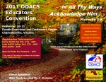 2011 ODACS Educators' Convention Flyer