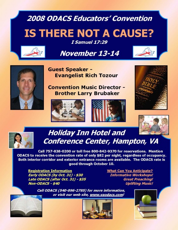 2008 Convention Flyer